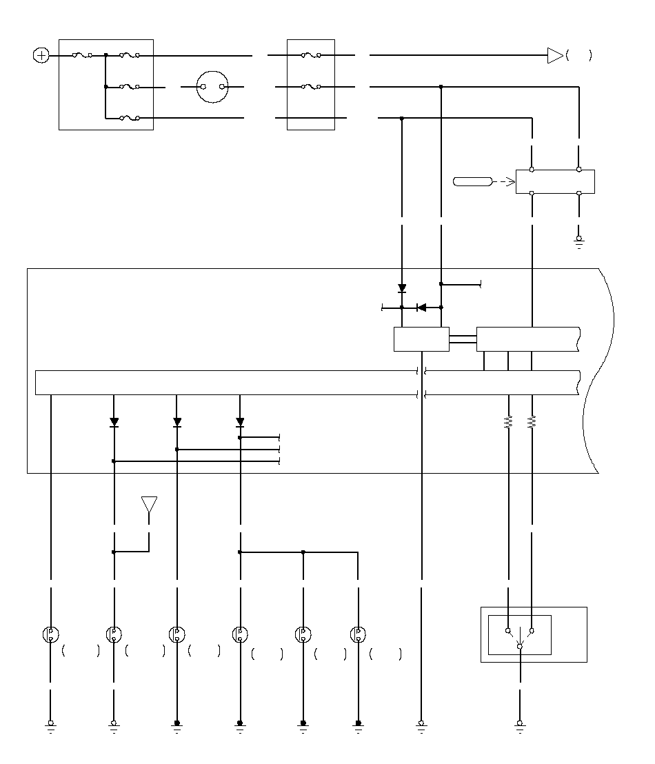 Keyless/Power Door Lock System Circuit Diagram - With Super Locking